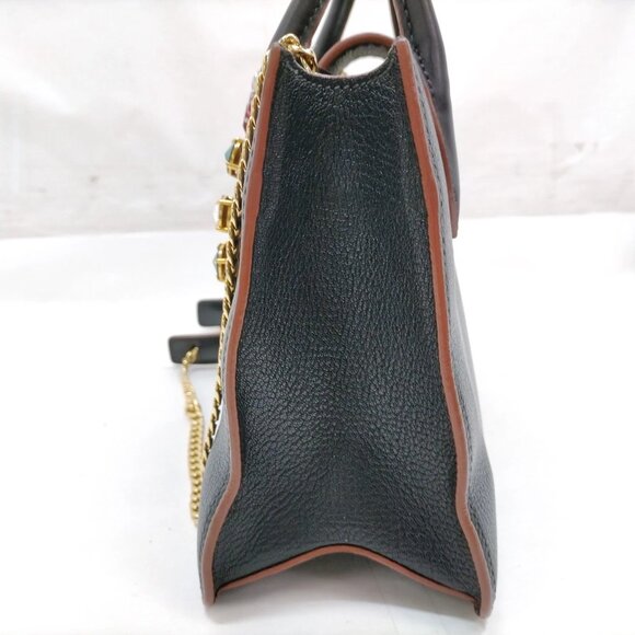 Miu Miu Hand Bag Black Leather mon-502-090525 - Picture 3 of 16